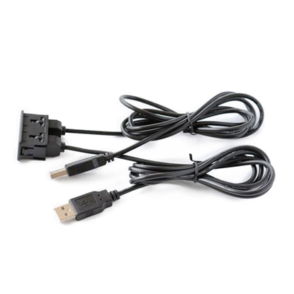 Car Universal Modified Dual USB Interface Charging Cable Switch Holder for Alpine / Pioneer, USB+USB
