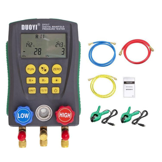 Appareil de diagnostic de climatisation automobile DUOYI DY517A, moniteur de température, fluorimètre, DY517A