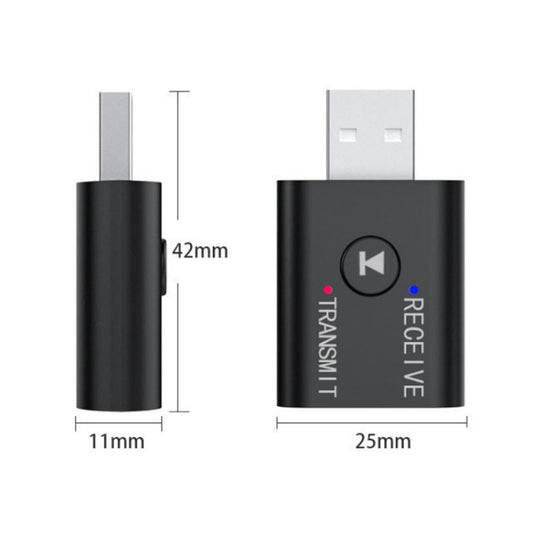 Émetteur-récepteur Bluetooth de voiture M188 avec microphone, support d'appels mains libres, M188