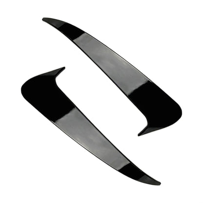 Car Rear Bumper Air Outlet Wind Knife Blade Decoration Sticker Strip for Mercedes-Benz C Class W205, Rear Wind Knife For Mercedes-Benz C Class(Black), Rear Wind Knife For Mercedes-Benz C Class(Carbon Fiber Black)
