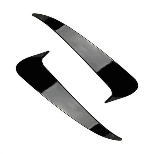 Car Rear Bumper Air Outlet Wind Knife Blade Decoration Sticker Strip for Mercedes-Benz C Class W205, Rear Wind Knife For Mercedes-Benz C Class(Black), Rear Wind Knife For Mercedes-Benz C Class(Carbon Fiber Black)