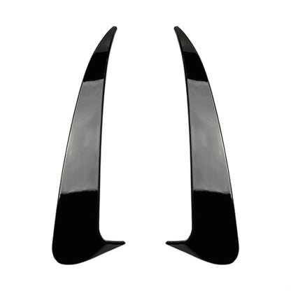 Car Rear Bumper Air Outlet Wind Knife Blade Decoration Sticker Strip for Mercedes-Benz C Class W205, Rear Wind Knife For Mercedes-Benz C Class(Black), Rear Wind Knife For Mercedes-Benz C Class(Carbon Fiber Black)