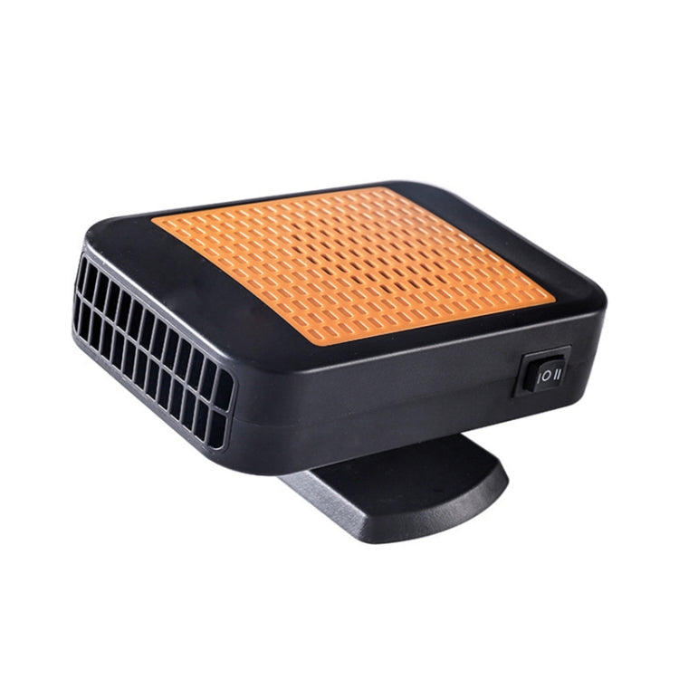 Chauffage de voiture creux 12V Dégivreur et Désembueur multifonctionnel pour pare-brise avant, 12V (Orange), 24V (Rouge)