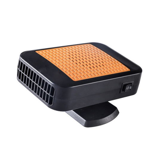 Chauffage de voiture creux 12V Dégivreur et Désembueur multifonctionnel pour pare-brise avant, 12V (Orange), 24V (Rouge)