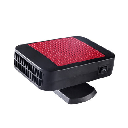 Chauffage de voiture creux 12V Dégivreur et Désembueur multifonctionnel pour pare-brise avant, 12V (Orange), 24V (Rouge)