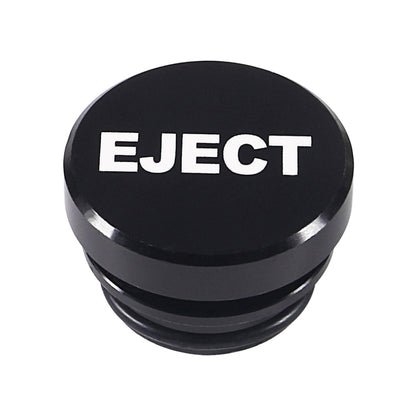 2 PCS Car / Motorcycle EJECT Letter Metal Cigarette Lighter Dust Cover, EJECT (Black), EJECT (Red)