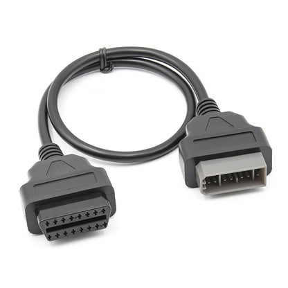 14Pin to 16Pin Car OBD2 Conversion Cable OBDII Diagnostic Adapter Cable for Nissan, 14Pin to 16Pin for Nissan