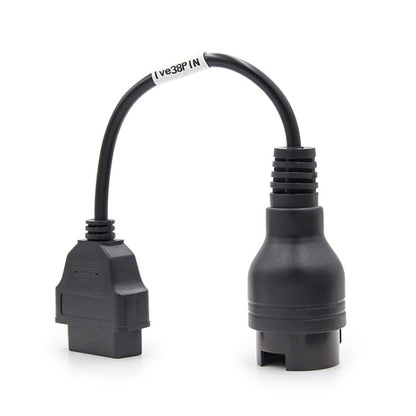 38Pin to 16Pin Truck OBD2 Conversion Cable OBDII Diagnostic Adapter Cable for Iveco, 38Pin to 16Pin for Iveco
