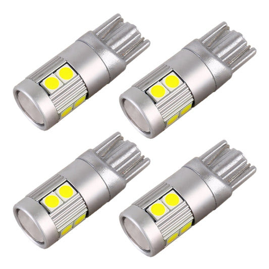 4 PCS T10 DC12V / 2W Car Clearance Light 9LEDs SMD-3030 Lamp Beads , 9LEDs SMD-3030 (White Light)