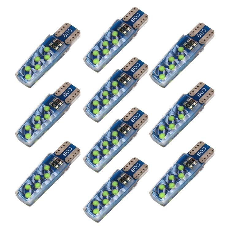 10 PCS T10 DC12V / 1.2W Car Clearance Light 12LEDs COB Lamp Beads, 12LEDs COB (Pink Light), 12LEDs COB (Green Light), 12LEDs COB (Red Light), 12LEDs COB (White Light), 12LEDs COB (Yellow Light), 12LEDs COB (Ice Blue Light), 12LEDs COB (Blue Light)