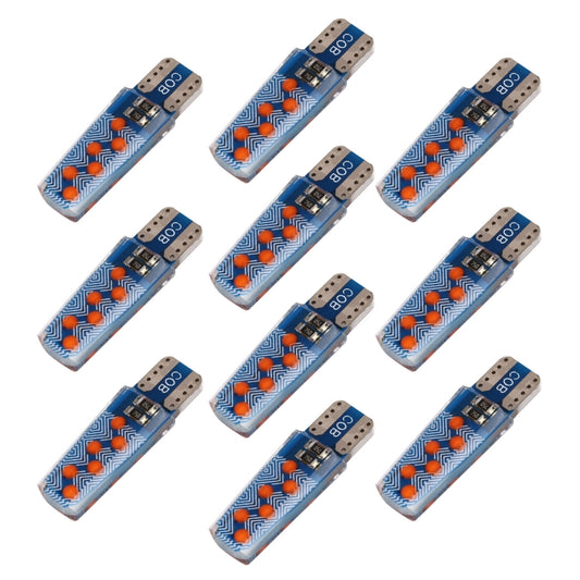 10 PCS T10 DC12V / 1.2W Car Clearance Light 12LEDs COB Lamp Beads, 12LEDs COB (Pink Light), 12LEDs COB (Green Light), 12LEDs COB (Red Light), 12LEDs COB (White Light), 12LEDs COB (Yellow Light), 12LEDs COB (Ice Blue Light), 12LEDs COB (Blue Light)