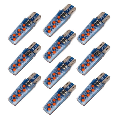 10 PCS T10 DC12V / 1.2W Car Clearance Light 12LEDs COB Lamp Beads, 12LEDs COB (Ice Blue Light), 12LEDs COB (Blue Light), 12LEDs COB (Pink Light), 12LEDs COB (Green Light), 12LEDs COB (Red Light), 12LEDs COB (White Light), 12LEDs COB (Yellow Light)
