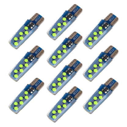 10 PCS T10 DC12V / 1.2W Car Clearance Light 12LEDs COB Lamp Beads, 12LEDs COB (Ice Blue Light), 12LEDs COB (Blue Light), 12LEDs COB (Pink Light), 12LEDs COB (Green Light), 12LEDs COB (Red Light), 12LEDs COB (White Light), 12LEDs COB (Yellow Light)