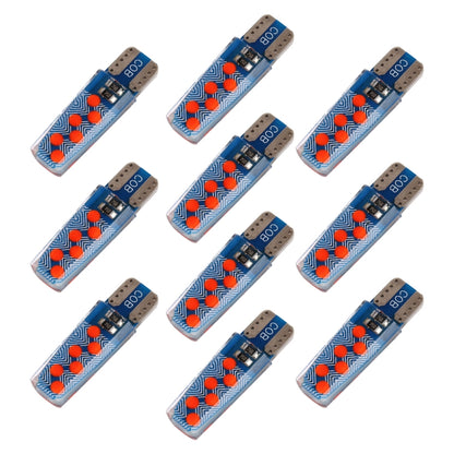 10 PCS T10 DC12V / 1.2W Car Clearance Light 12LEDs COB Lamp Beads, 12LEDs COB (Ice Blue Light), 12LEDs COB (Blue Light), 12LEDs COB (Pink Light), 12LEDs COB (Green Light), 12LEDs COB (Red Light), 12LEDs COB (White Light), 12LEDs COB (Yellow Light)