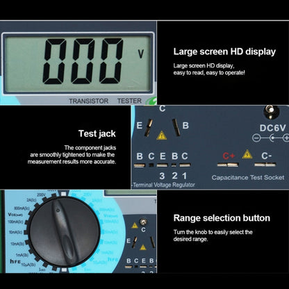 DUOYI DY294 Multifunction Digital Transistor AnalyzerTester, DY294