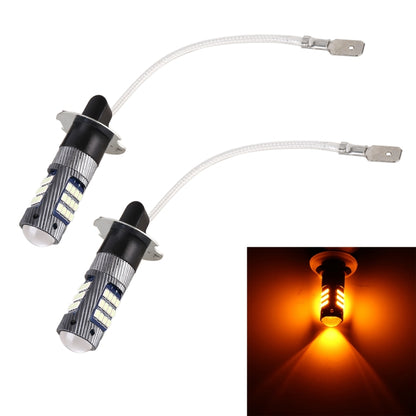 1 Pair H3 DC12V / 5W Car LED Fog Light with 42LEDs SMD-2016 Lamp Beads, H3 (White Light), H3 (Yellow Light)