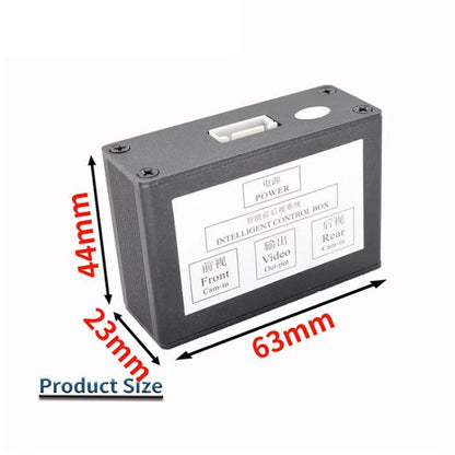 Car Right Blind Spot Camera Reversing Image Switching Front and Rear View Two-way Control Box, Two-way Control Box