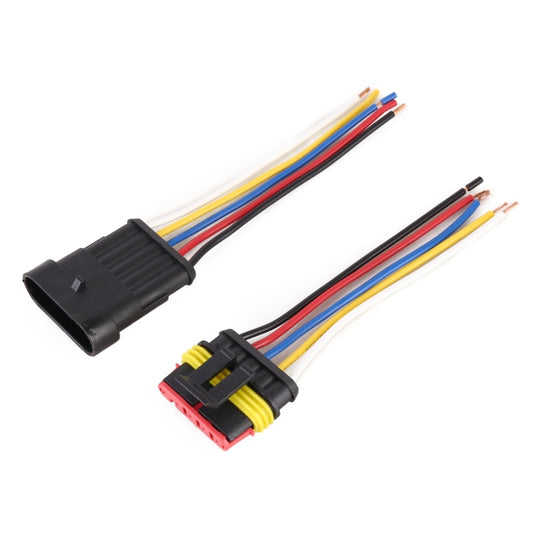 Car 5Pin Waterproof Lamp Holder, 5Pin