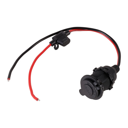 Car Cigarette Lighter Female Socket Plug Connector with Cover, Connector with Cover
