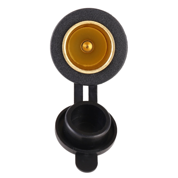 Car Cigarette Lighter Female Socket Plug Connector with Cover, Connector with Cover