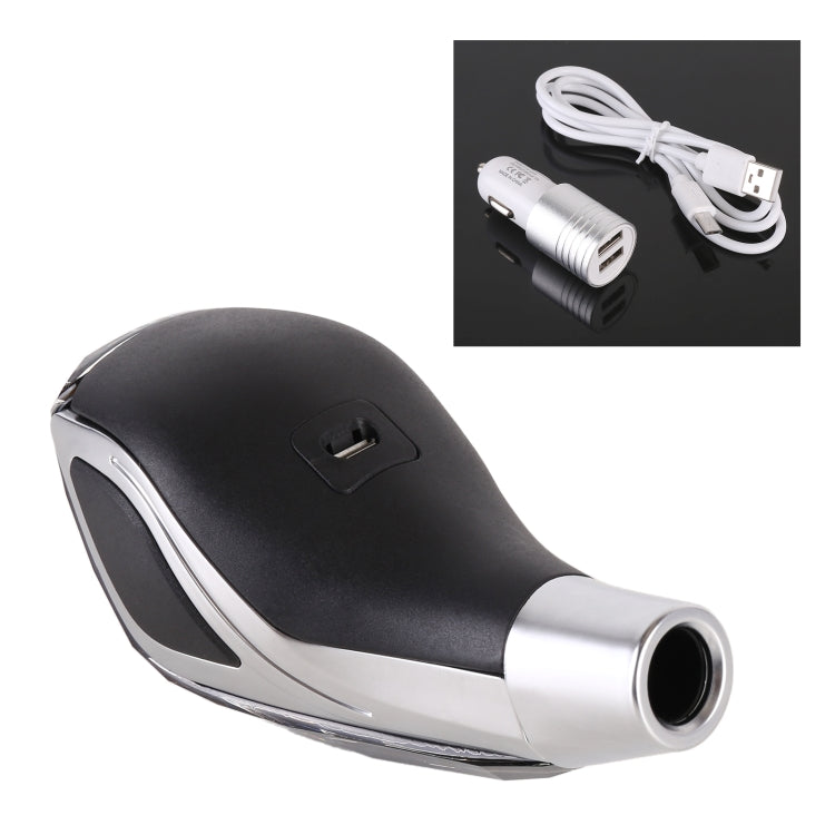 Universal Car USB Charging Colorful Crystal Gear Shift Knob, Crystal Gear Shift Knob