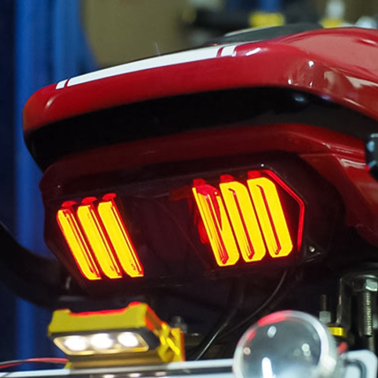 Feu arrière de moto modifié avec feu stop pour Honda MSX125, feu arrière avec feu stop