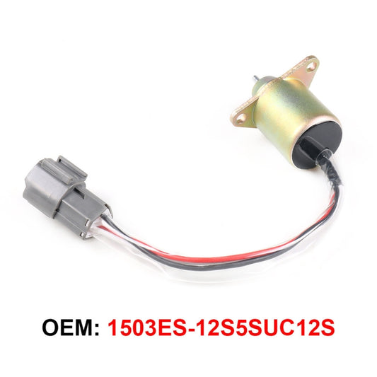 Yanmar Engine Flameout Solenoid Valve 1503ES-12S5SUC12S, 1503ES-12S5SUC12S