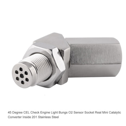 Car 45 Degree Oxygen Sensor M18x1.5 Adapter, 45 Degree