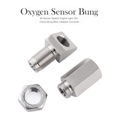 Car 45 Degree Oxygen Sensor M18x1.5 Adapter, 45 Degree
