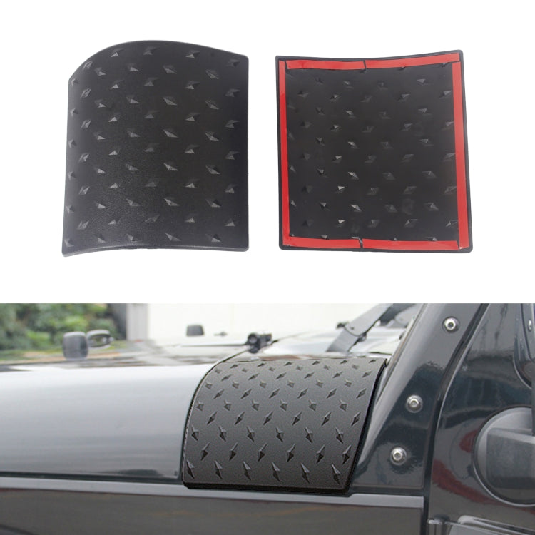 Car A-pillar Wrap Angle Cover for Jeep Wrangler JK 2007-2017, A-pillar