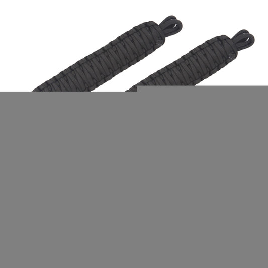 Pair Car Door Limit Braided Rope Strap for Jeep Wrangler, Short (Black), Short (Red)