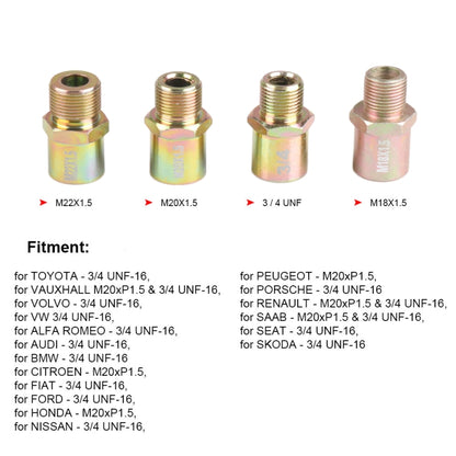 Car Modification Oil Temperature and Oil Pressure Gauge Adapter