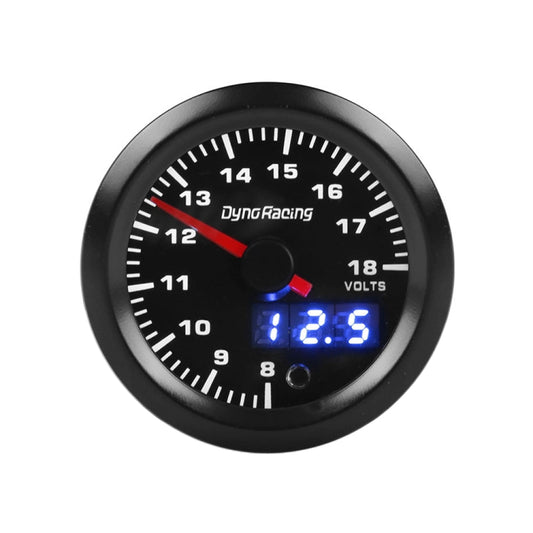 Voltmètre multicolore modifié pour voiture 52mm, Voltmètre
