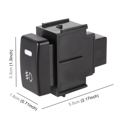 TS-20 Car Fog Light On-Off Button Switch with Cable for Nissan Qashqai 2008-2010, For Nissan Qashqai 2008-2010