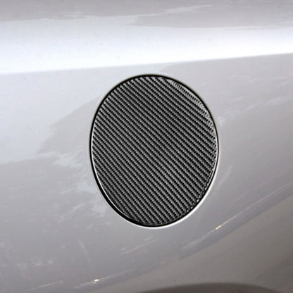Carbon Fiber Car Fuel Tank Cover Decorative Sticker for Volkswagen Scirocco 2009-2016,Left and Right Drive Universal, Fuel Tank Cover