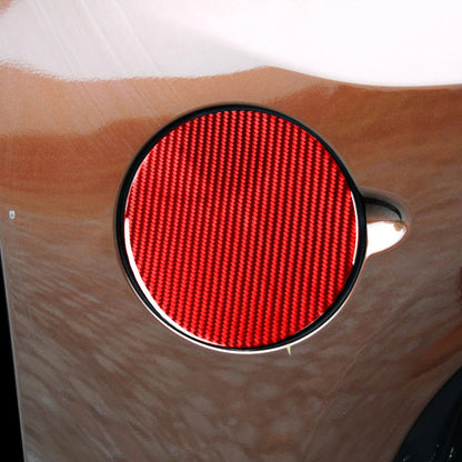 Carbon Fiber Car Fuel Tank Cap Decorative Sticker for Toyota Tundra 2014-2018,Left and Right Drive Universal, Fuel Tank Cap