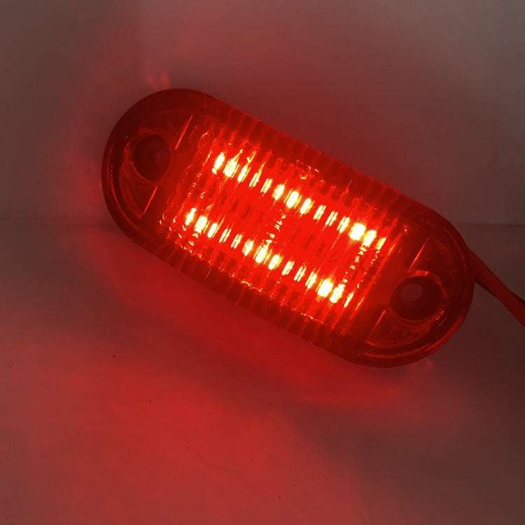 10 PCS MK-019 Car / Truck 6LEDs Side Marker Indicator Lights Bulb Lamp, MK-019 (Red Light), MK-019 (White Light), MK-019 (Yellow Light)