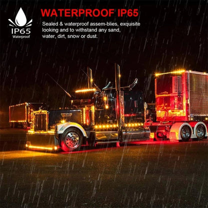 5 PCS MK-087 Car / Truck 4LEDs Side Marker Indicator Lights Bulb Lamp, MK-087(Blue Light), MK-087(Green Light), MK-087(Red Light), MK-087(White Light), MK-087(Yellow Light)