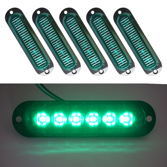5 Stücke MK-093 Auto / LKW 6LED Seitenmarkierungsleuchten Birne Lampe, MK-093 (Blaues Licht), MK-093 (Grünes Licht), MK-093 (Rotes Licht), MK-093 (Weißes Licht), MK-093 (Gelbes Licht)