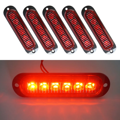 5 PCS MK-093 Car / Truck 6LEDs Side Marker Indicator Lights Bulb Lamp, MK-093(Red Light), MK-093(White Light), MK-093(Yellow Light), MK-093(Blue Light), MK-093(Green Light)