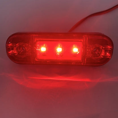 5 PCS MK-327 Car / Truck 3LEDs Side Marker Indicator Light Tail Light, MK-327(Red Light), MK-327(White Light), MK-327(Yellow Light)