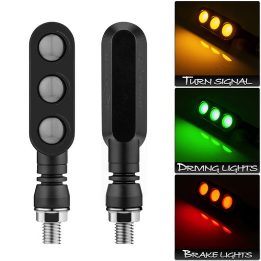 2 PCS KC050 Moto Indicateur de direction LED Feu stop, KC050