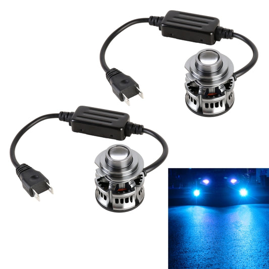 1 Pair H7 27W / DC12V Car Aluminum Alloy LED Headlight, H7 (Blue Light), H7 (Gold Light), H7 (Lime Green), H7 (White Light)