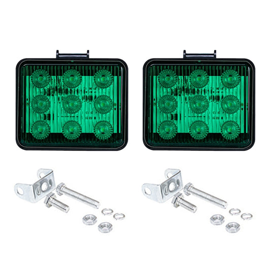 2 PCS ZS-7013 3 inch 9LEDs Strobe Waterproof Car / Truck Warning Light