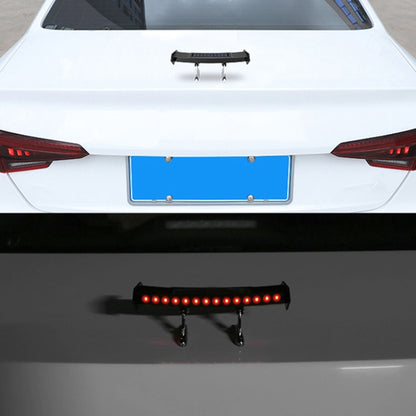 Car Mini Rear Wing with Light Solar Anti-collision Tail Light, Mini Rear Wing