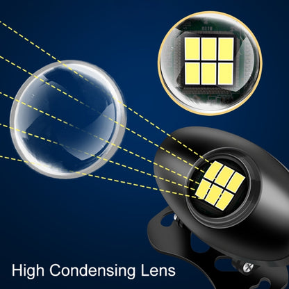 Car Adjustable LED Super Bright Flashing Reversing Light, Flashing (Black), Flashing (Silver)