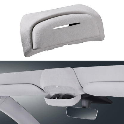 Car Suede Wrap Version Sunglasses Storage Box for Tesla Model 3, Suede Wrap Version for Tesla Model 3