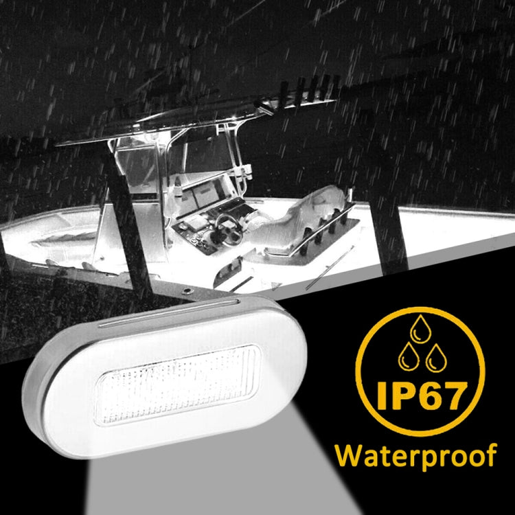 MK-056 Ship / Yacht 3 inch 12V LED Waterproof Stainless Steel Underwater Light, 12V White Light, 12V Blue Light
