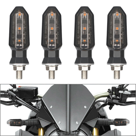 4 PCS MK-200 3 LED Phare de Moto Clignotant