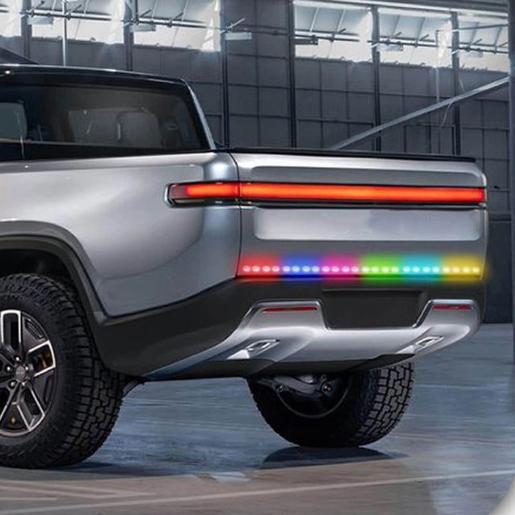 S12-120CM 120cm DC12V-24V Car Rear LED RGB Daytime Running Lights Strip Colorful Lamp, S12-120CM
